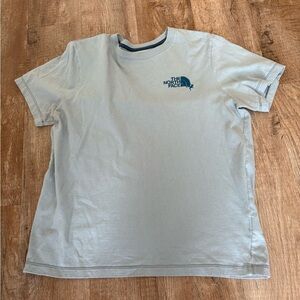 The North Face light blue Short Sleeve Tee Classic Crew Neck